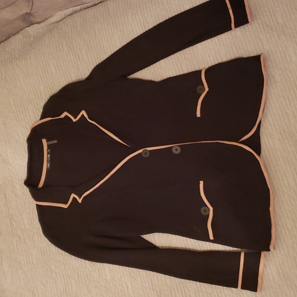 Nic + Zoe woven jacket, size M